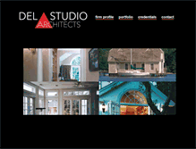 Tablet Screenshot of delstudioarchitects.com